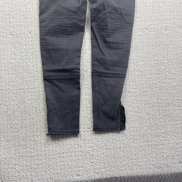 Y2K American Eagle Super Stretch Jegging Punk Grunge Zip Biker Women's Sz 2 - Picture 13 of 13